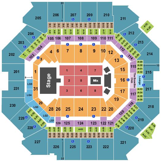 Barclays Center Mary J. Blige Seating Chart
